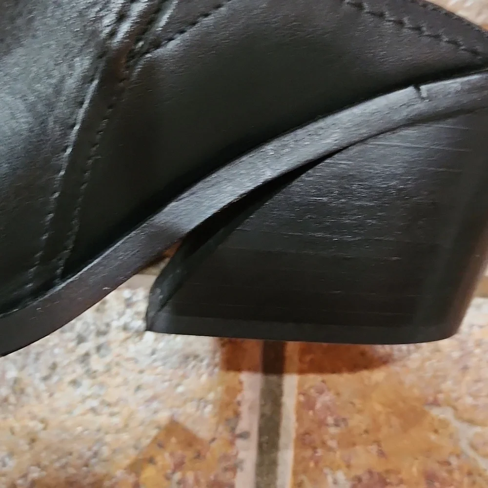 Frye Serena Mules Black Womens Size 8B - Picture 5 of 6